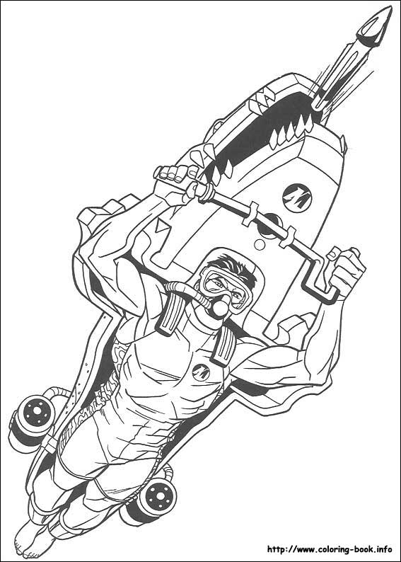 Action Man coloring picture