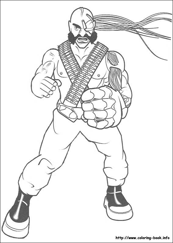 Action Man coloring picture