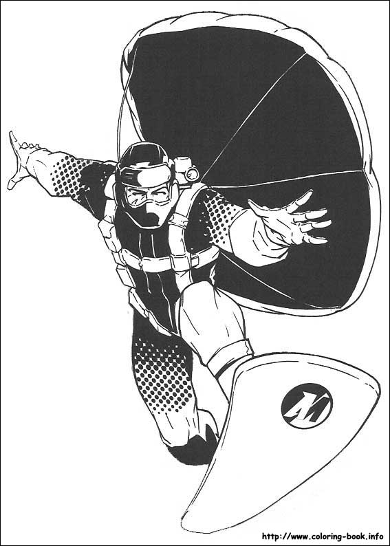 Action Man coloring picture