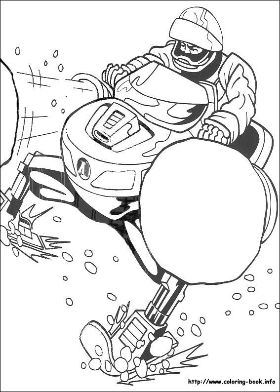Action Man coloring picture