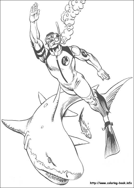 Action Man coloring picture