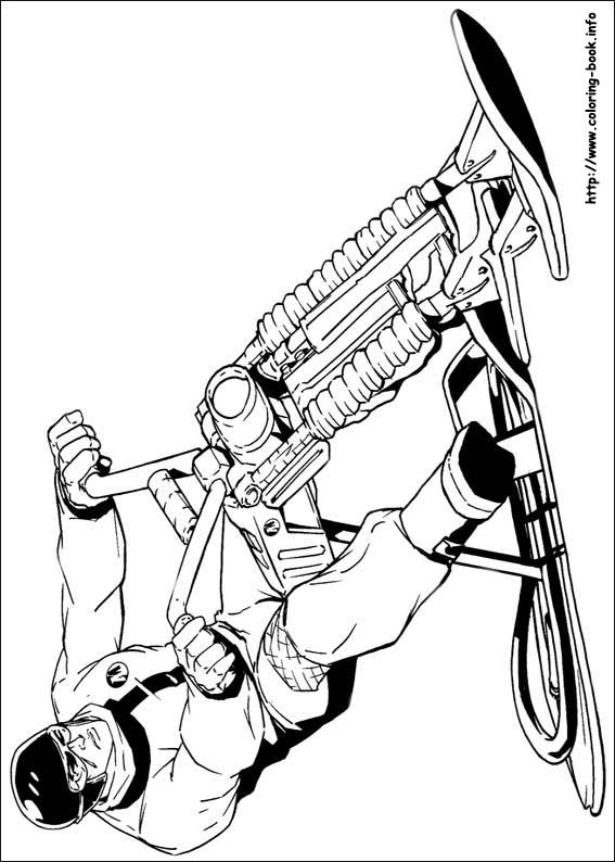 Action Man coloring picture