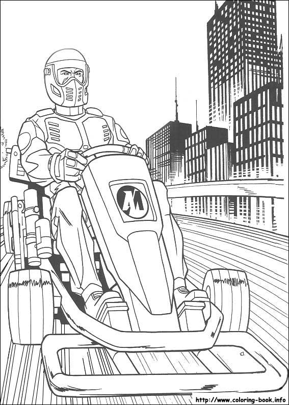 Action Man coloring picture