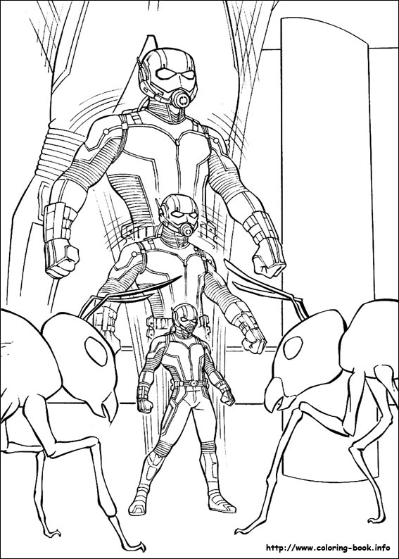 Ant-Man coloring picture