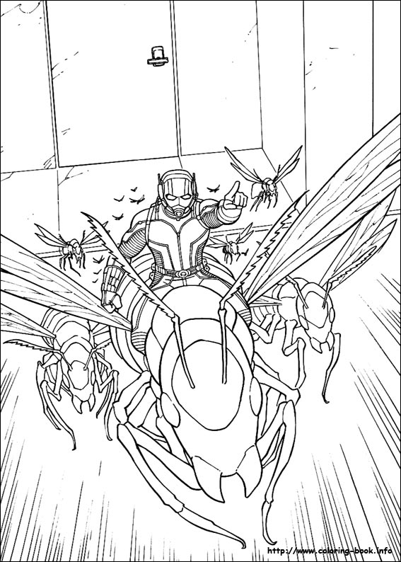 Ant-Man coloring picture