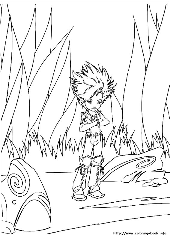 Arthur and the two worlds war coloring picture