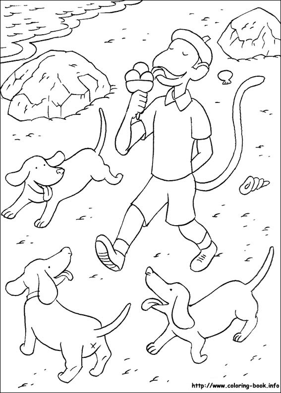 Babar coloring picture