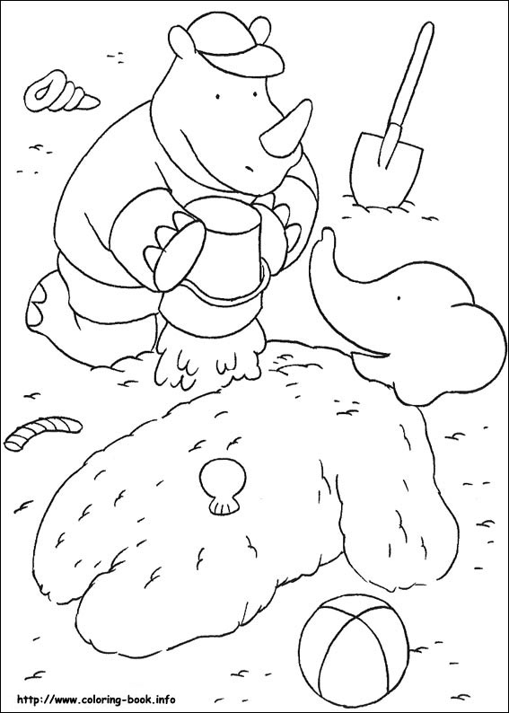 Babar coloring picture