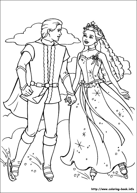 Barbie and the Magic of Pegasus coloring picture