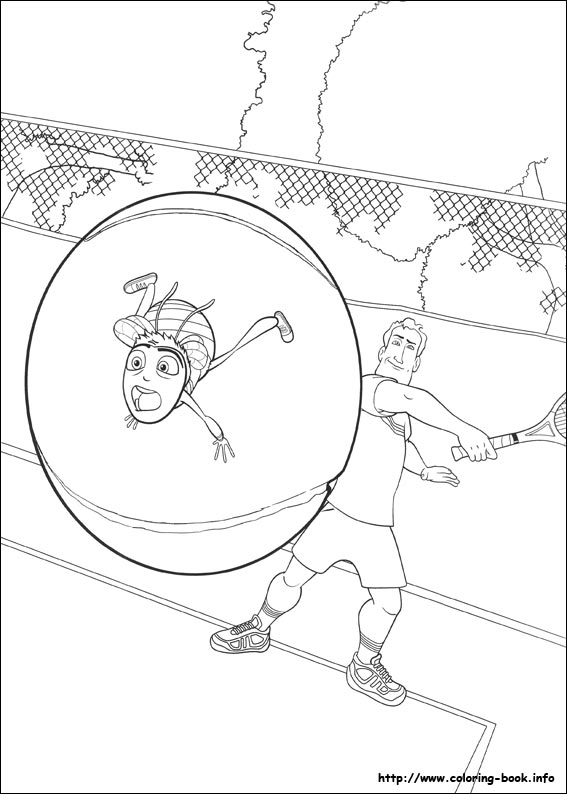 Bee Movie coloring picture