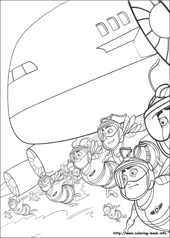 Bee Movie coloring picture