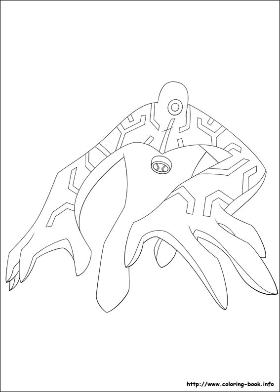 Ben 10 coloring picture