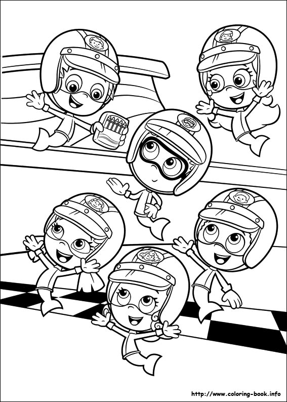 Bubble Guppies coloring picture