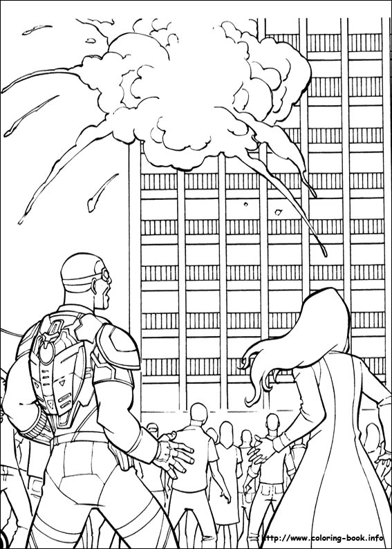 Captain America: Civil War coloring picture