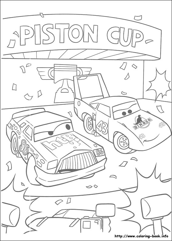 Cars coloring picture