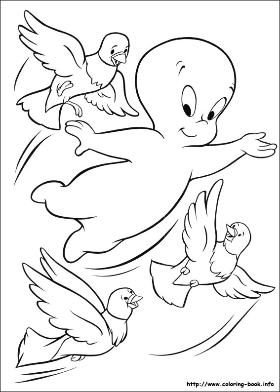 Casper coloring picture
