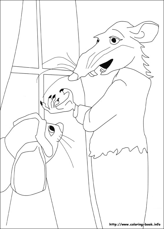The tale of Despereaux coloring picture