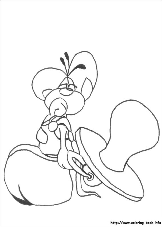 Diddl coloring picture