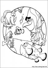 gurgle finding nemo coloring sheet