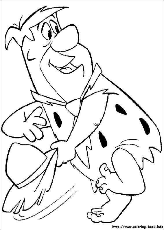 The Flintstones coloring picture
