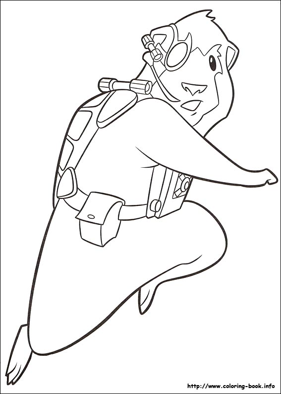 G-Force coloring picture