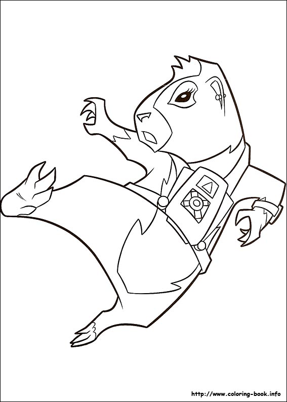 G-Force coloring picture