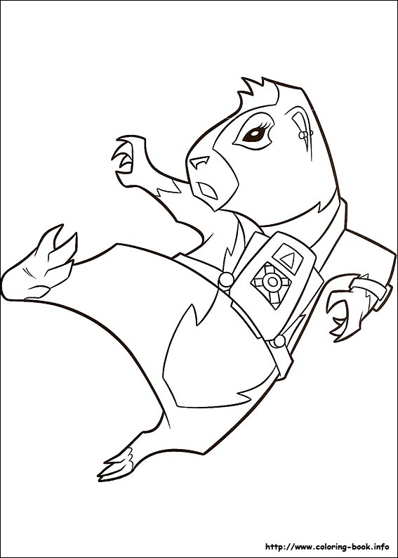 G-Force coloring picture