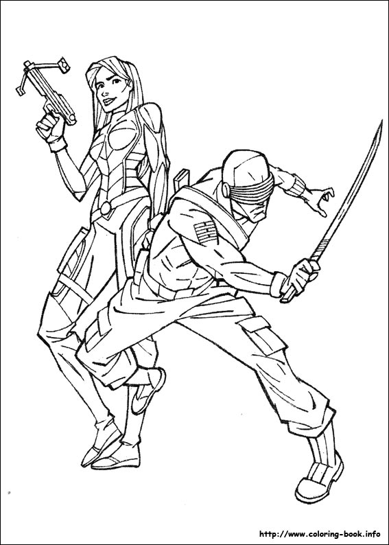 G.I. Joe coloring picture
