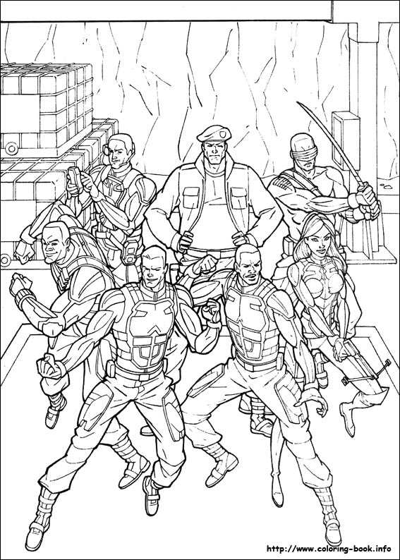G.I. Joe coloring picture