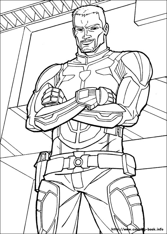 G.I. Joe coloring picture