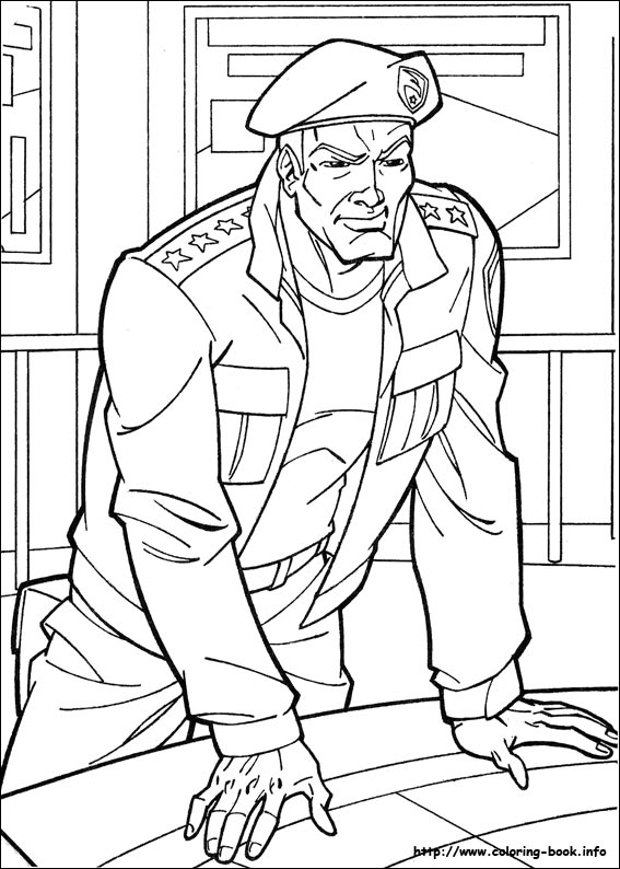 G.I. Joe coloring picture