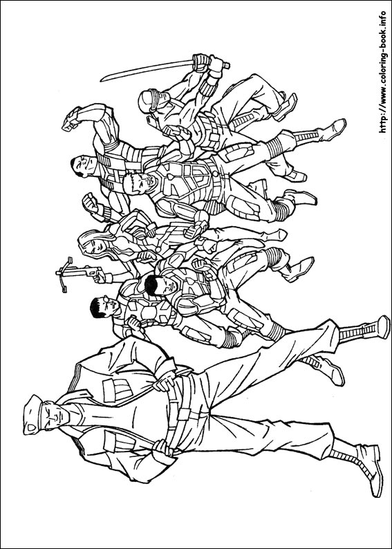 G.I. Joe coloring picture