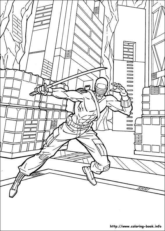 G.I. Joe coloring picture