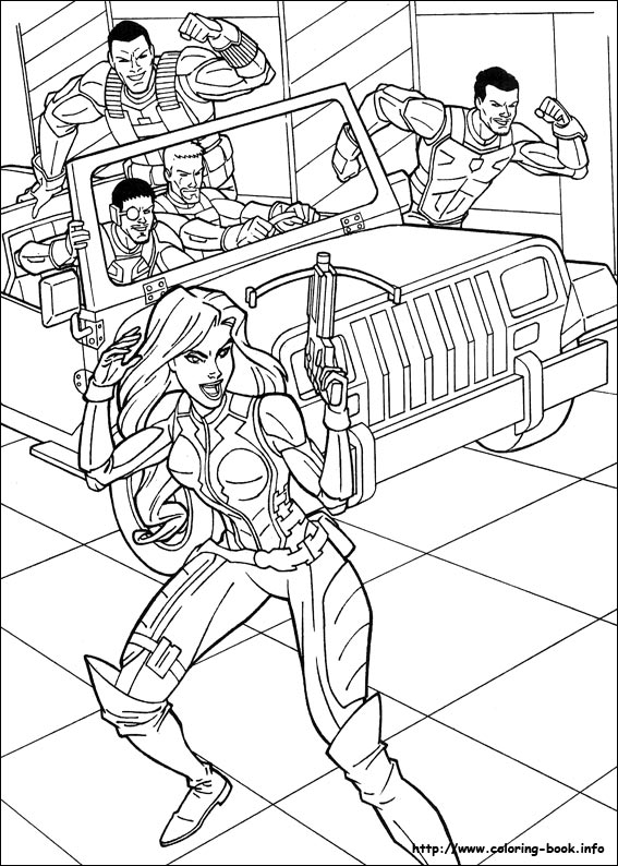 G.I. Joe coloring picture