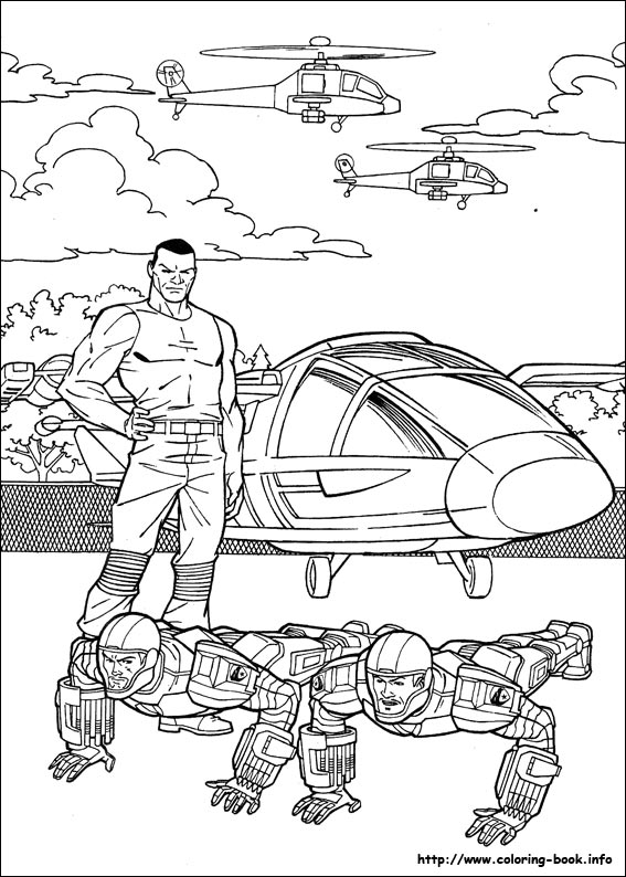 G.I. Joe coloring picture
