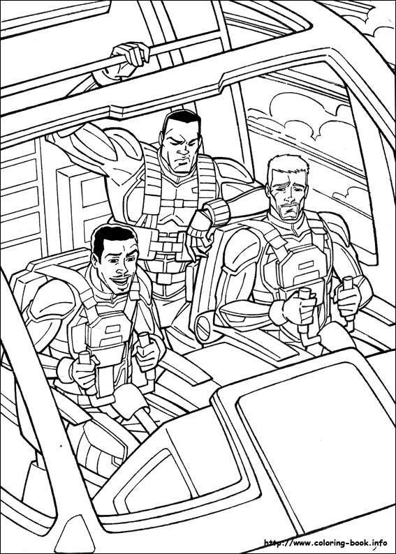G.I. Joe coloring picture