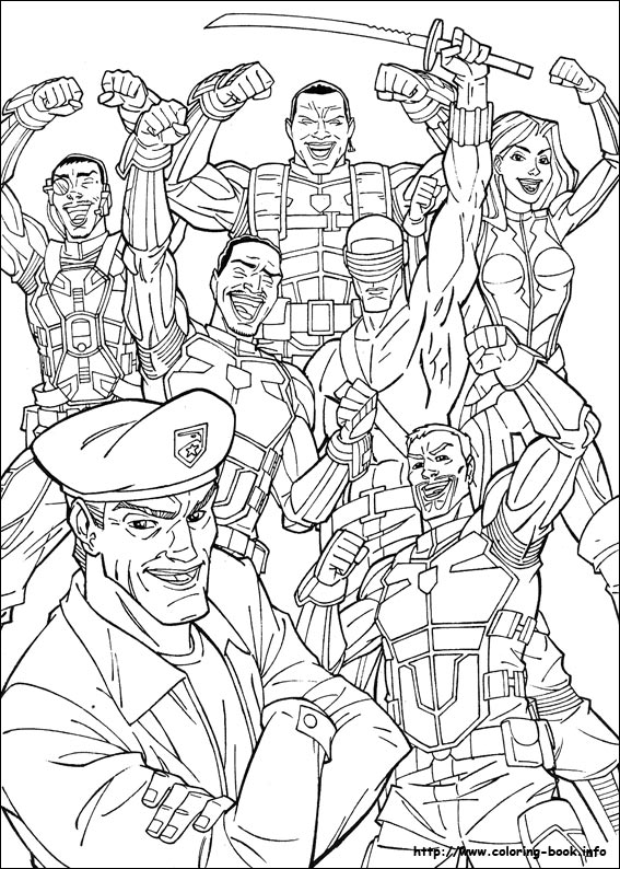 G.I. Joe coloring picture