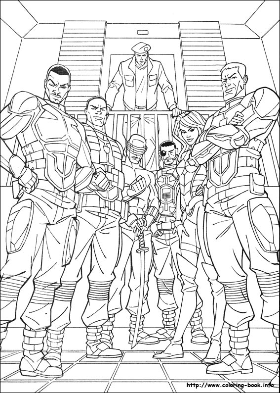 G.I. Joe coloring picture