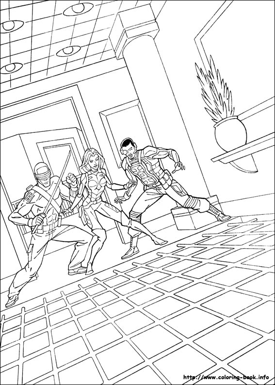 G.I. Joe coloring picture