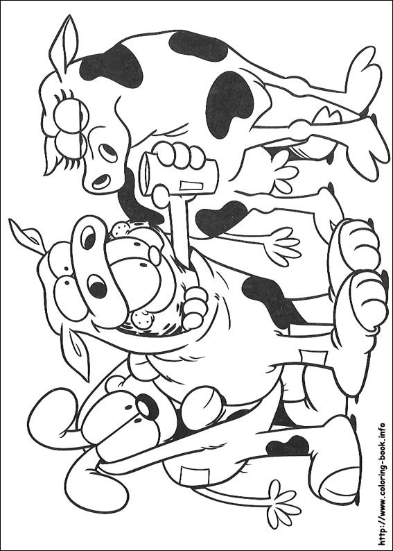 Garfield coloring picture