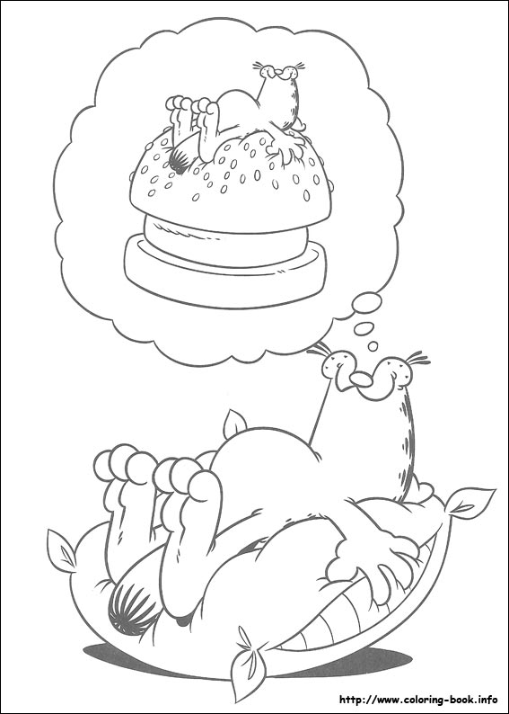 Garfield coloring picture