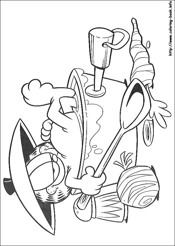 Garfield coloring picture