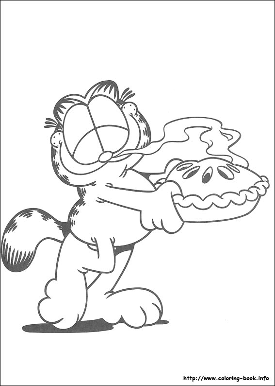 Garfield coloring picture