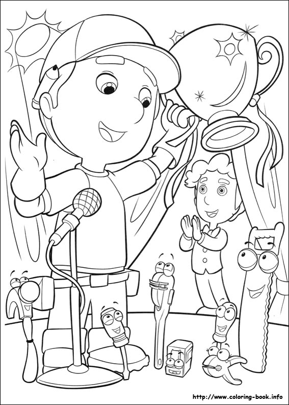 Handy Manny coloring picture