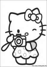 Hello Kitty baby - Coloring Pages for kids