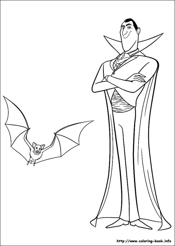 hotel transylvania characters coloring pages