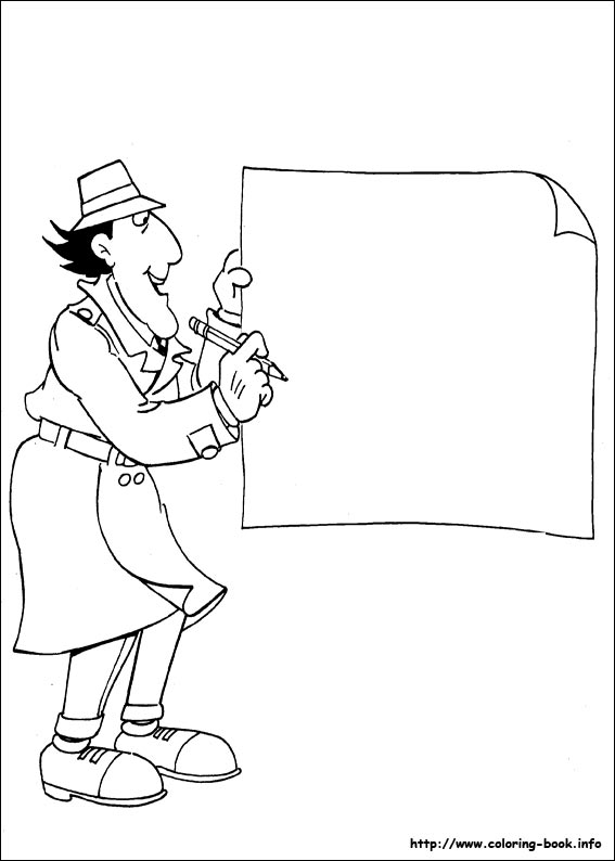 Inspector Gadget coloring picture