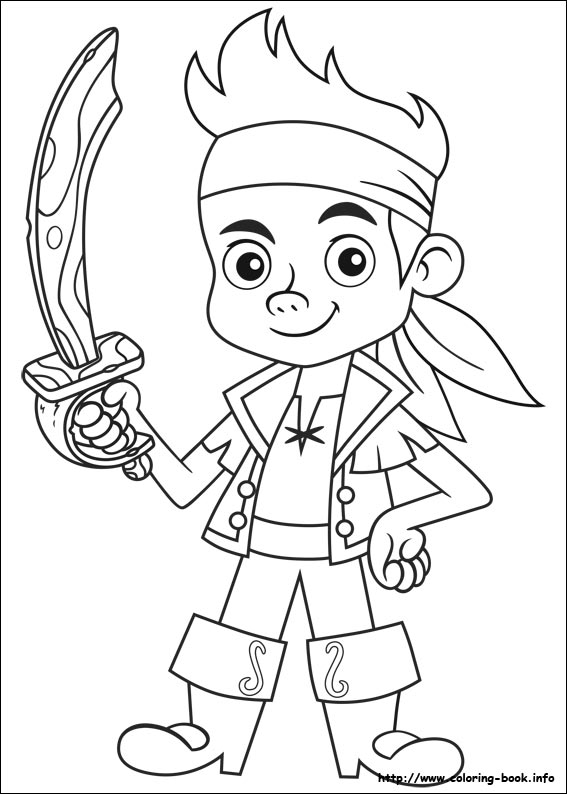 Jake and the Never Land Pirates coloring picture