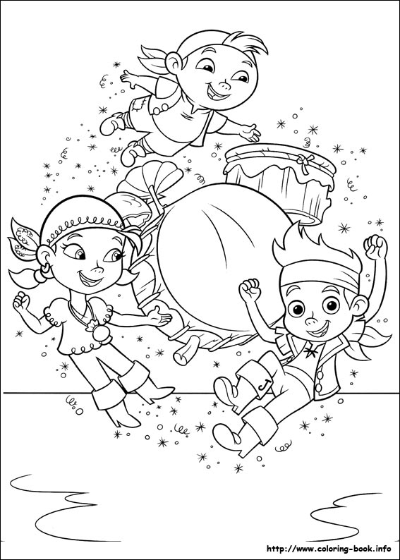 Jake and the Never Land Pirates coloring picture