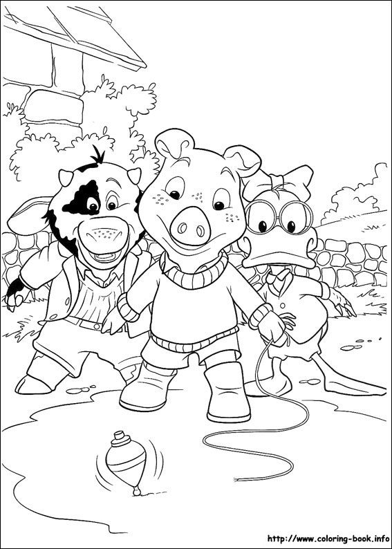 Jakers, Piggley Winks coloring picture